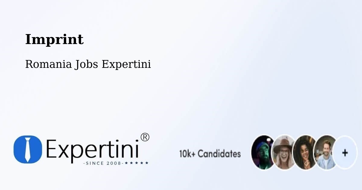 Imprint – Oraş Jimbolia - Romania Jobs Expertini